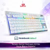Teclado Gamer Redragon K619w Horus Blanco Español