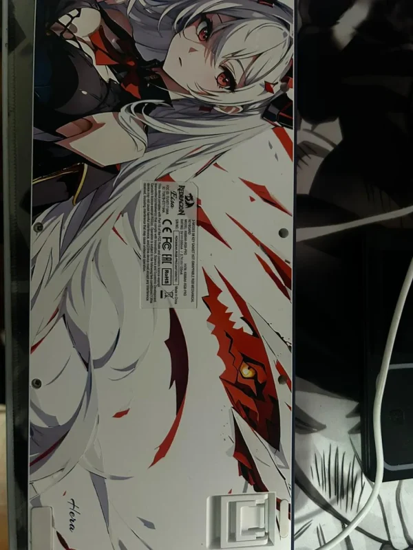 Teclado Gamer Redragon K686ak Eisa Rgb Pro Anime Blanco (nuevo caja abierta)
