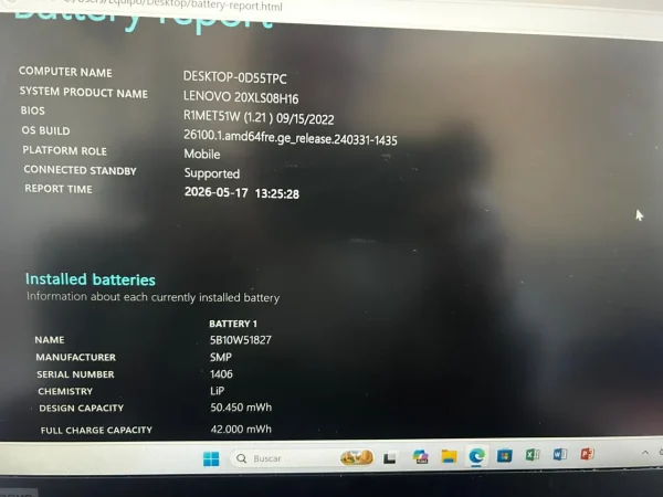 Lenovo Thinkpad T14 Gen 2 Ryzen 5 Pro 5650u 24gb 512gb Ssd (Usado)