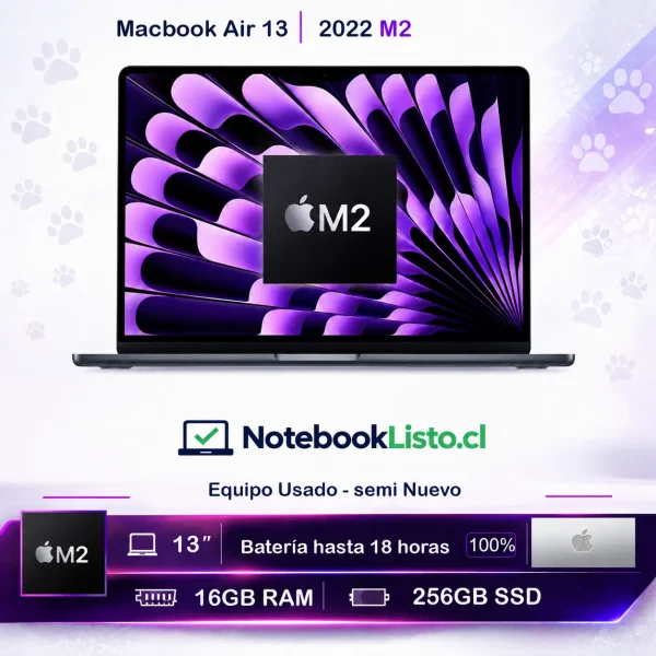 Macbook M2 16gb silver_100% Macbook Apple Air 13 Chip M2 2022 16gb 256gb Ssd Silver